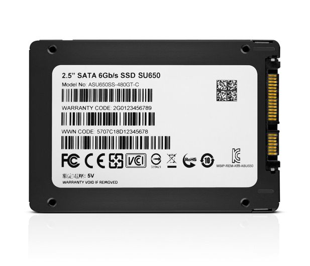 ADATA 480GB 2,5" SATA SSD Ultimate SU650 - 413553 - zdjęcie 4